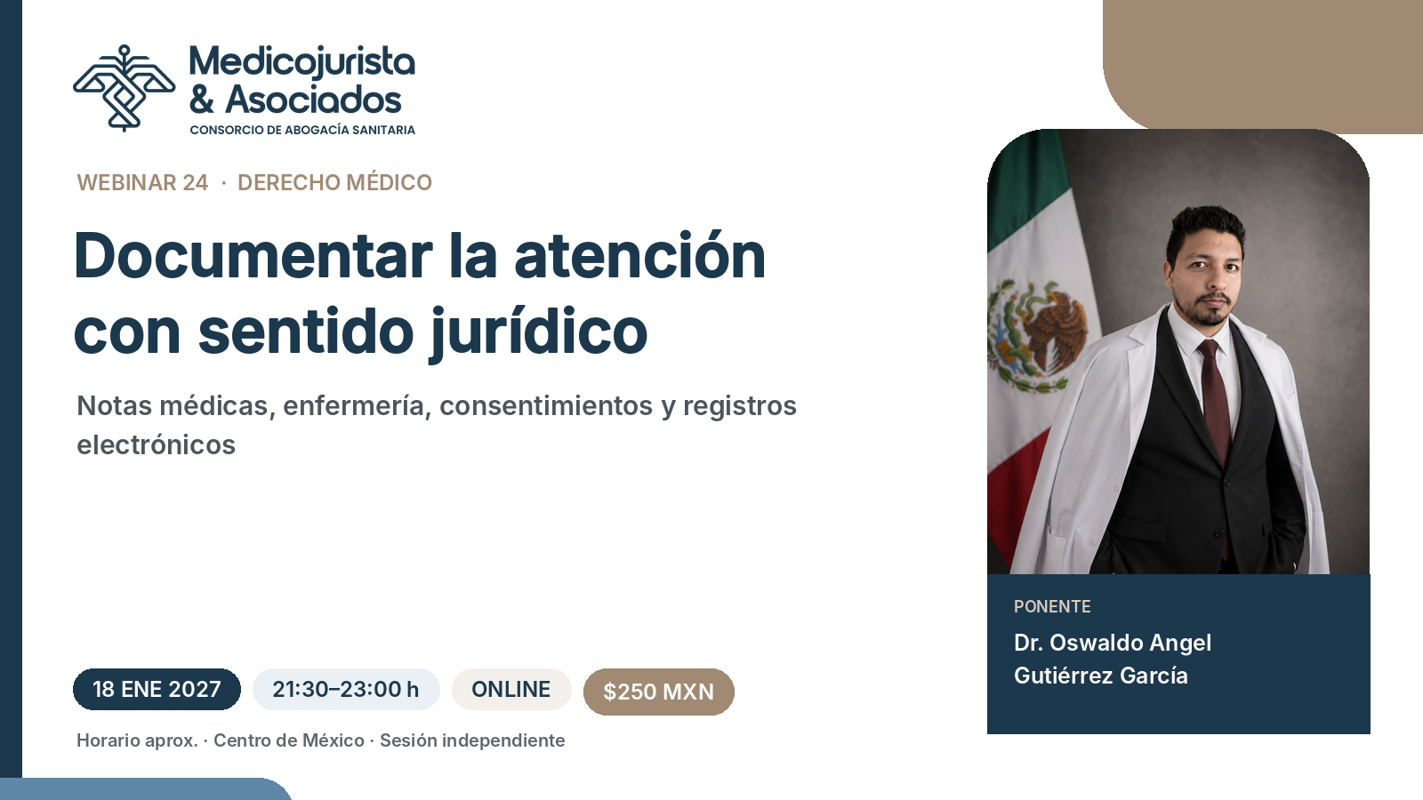 Documentar la atención con sentido jurídico