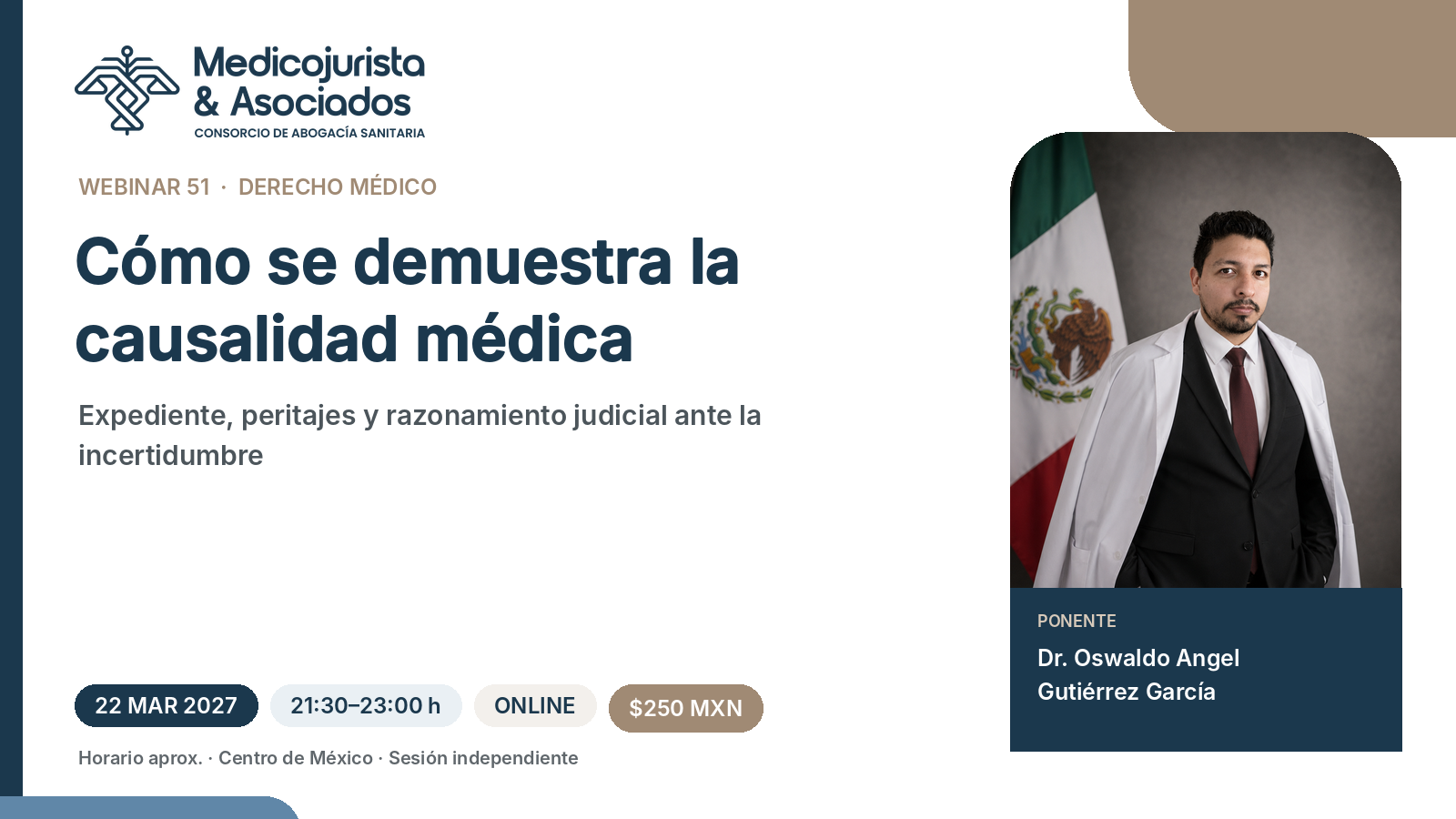 Cómo se demuestra la causalidad médica